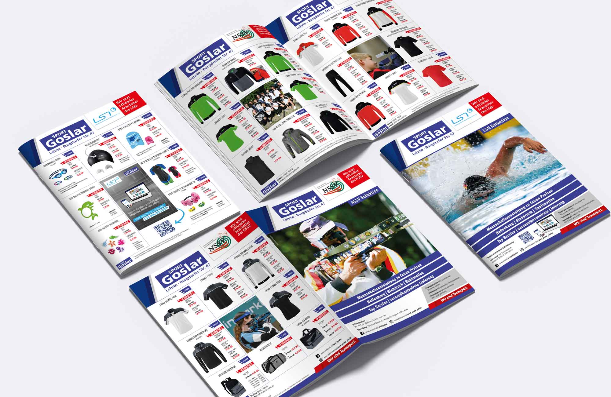 Angebotskatalog Sport Goslar in DIN A4 für den NSSV und LSN Niedersachsen